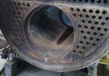 Deshollinados el lado de fuego, fabricación, reparación o sustitución de cañones, garganta..